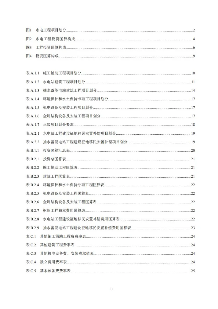 NB/T 35030-2024 水电工程投资匡算编制规定第3页预览图