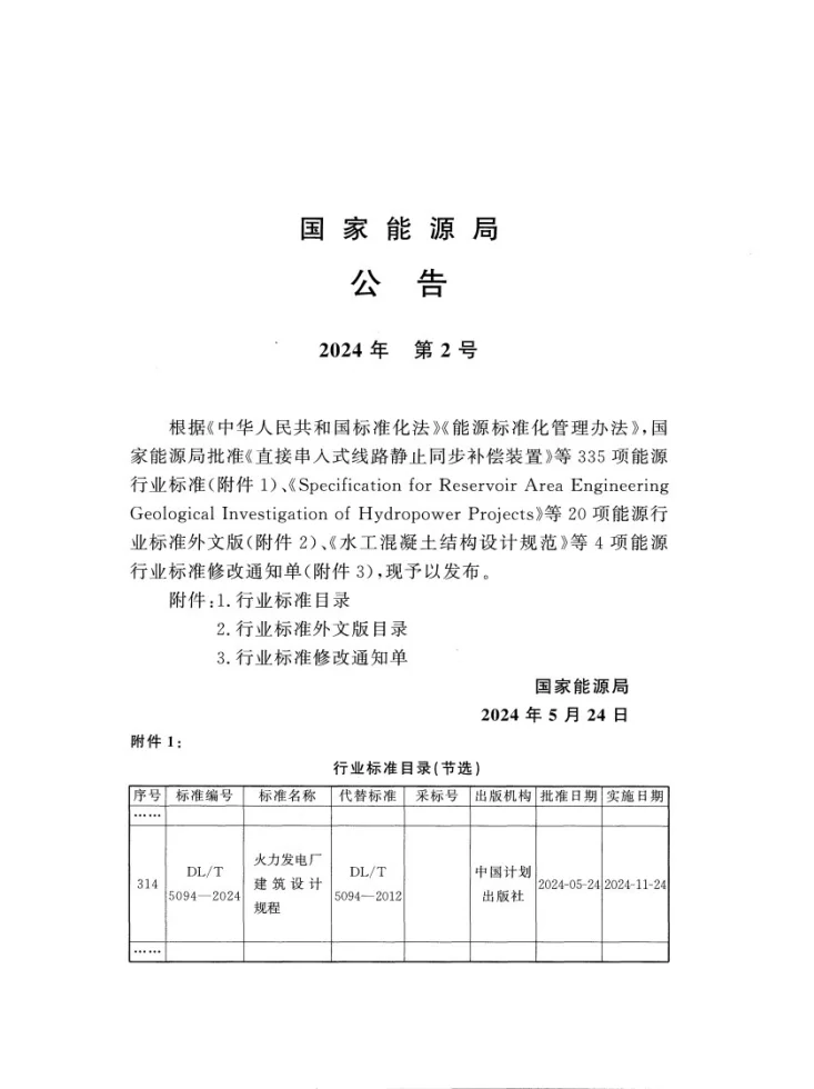 DL/T 5094-2024 火力发电厂建筑设计规程第3页预览图