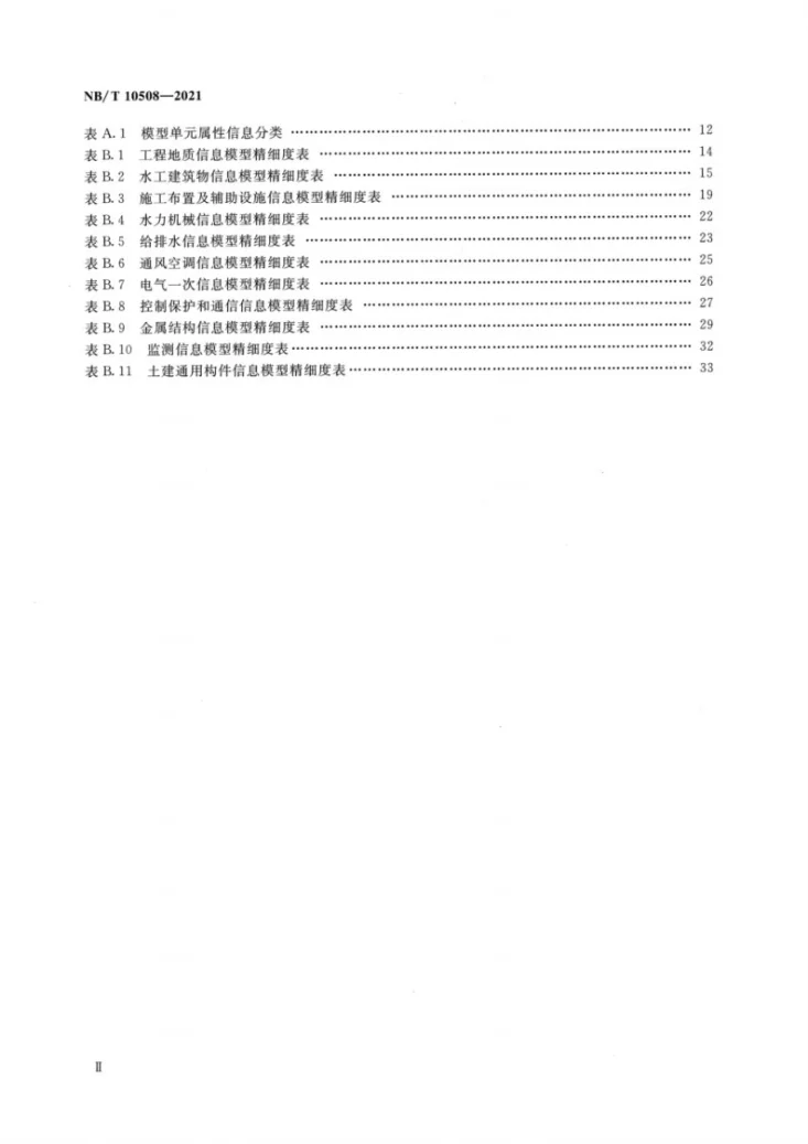 NB/T 10508-2021 水电工程信息模型设计交付规范第3页预览图