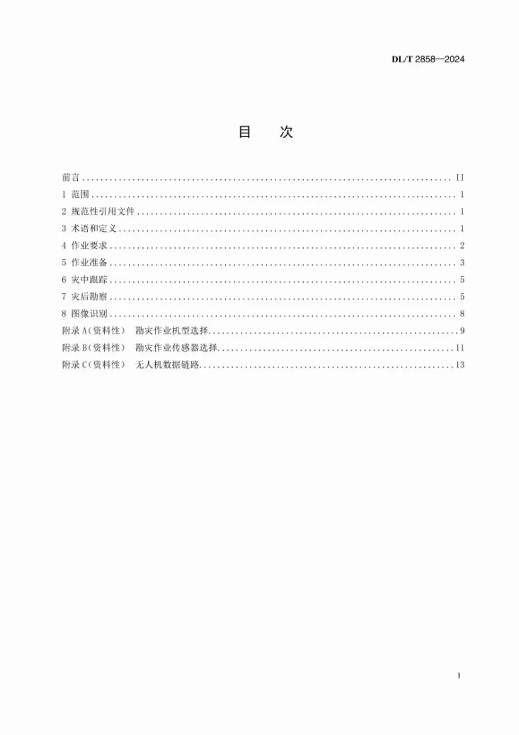 DL/T 2858-2024 电网设备多机种协同勘灾作业技术规程第3页预览图