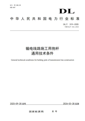 DL/T 319-2025预览图