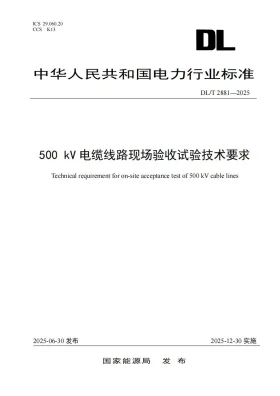 DL/T 2881-2025预览图