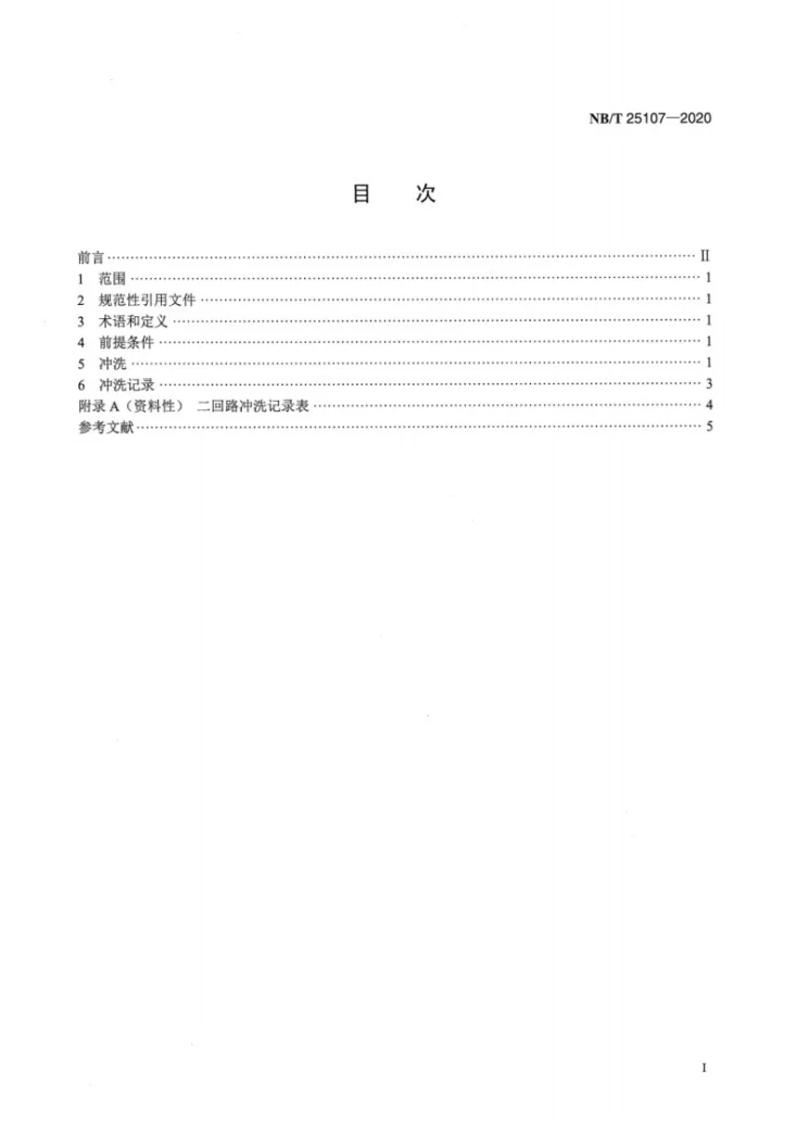 NB/T 25107-2020 核电厂二回路系统冲洗导则第2页预览图