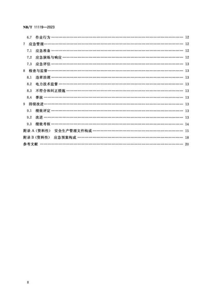 NB/T 11119-2023 低质煤综合利用发电安全管理体系规范第3页预览图