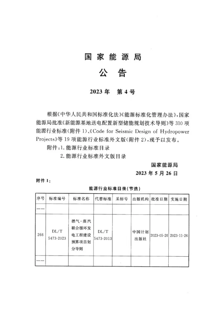DL/T 5473-2023 燃气-蒸汽联合循环发电工程建设预算项目划分导则第3页预览图