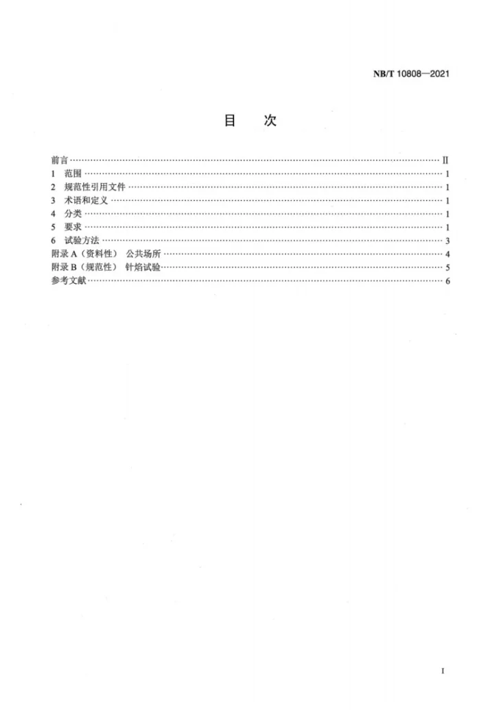 NB/T 10808-2021 用于公共场所的插座　技术规范第2页预览图