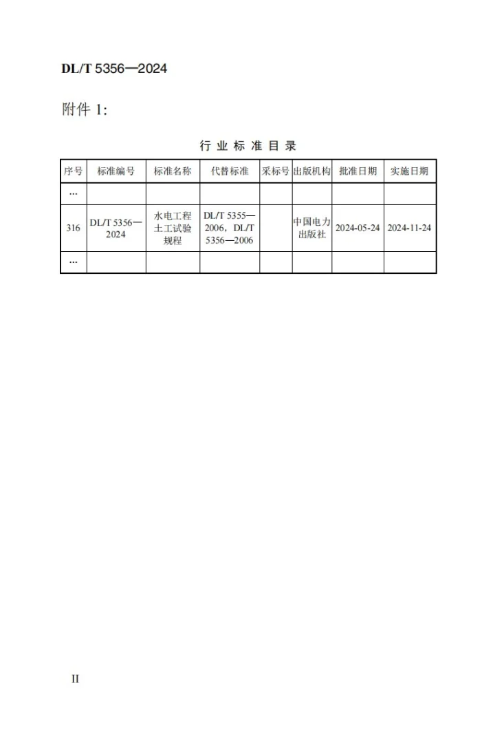 DL/T 5356-2024 水电工程土工试验规程第3页预览图