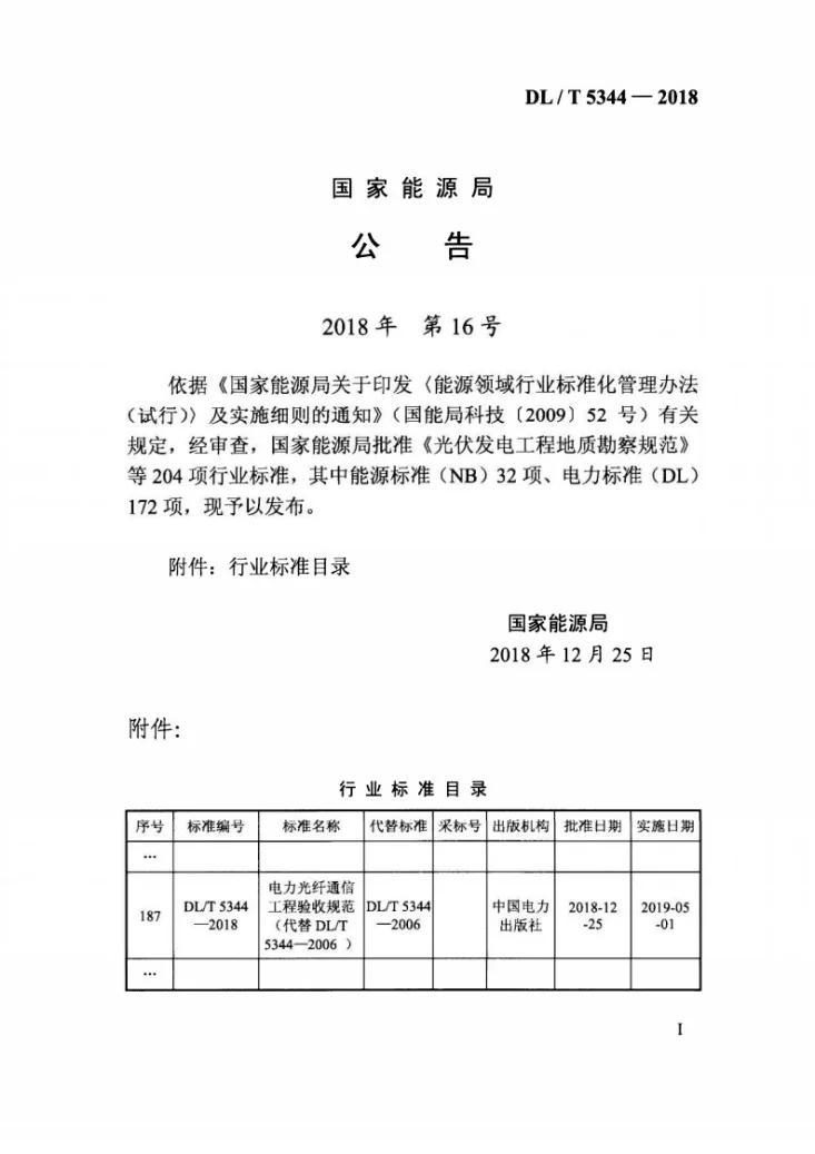 DL/T 5344-2018 电力光纤通信工程验收规范第3页预览图