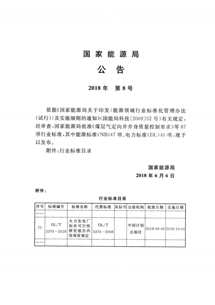 DL/T 5374-2018 火力发电厂初步可行性研究报告内容深度规定第3页预览图