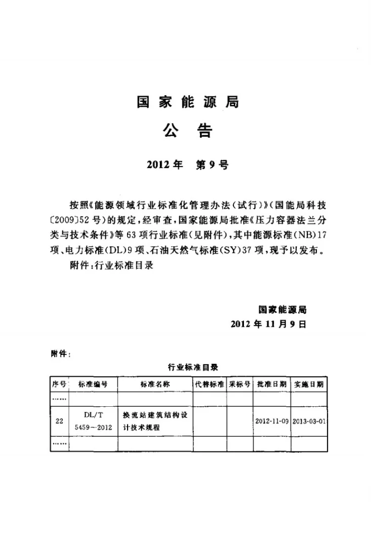 DL/T 5459-2012 换流站建筑结构设计技术规程第3页预览图