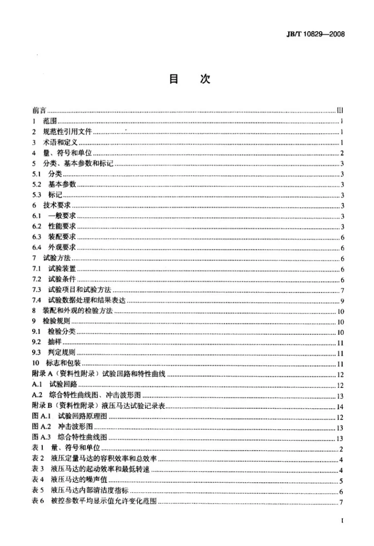 JB/T 10829-2008 液压马达第2页预览图