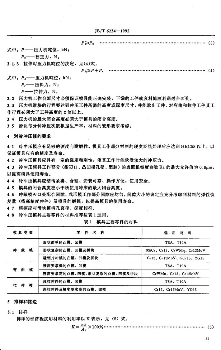 JB/T 6234-1992 电动工具冲压件冲压工艺导则第2页预览图