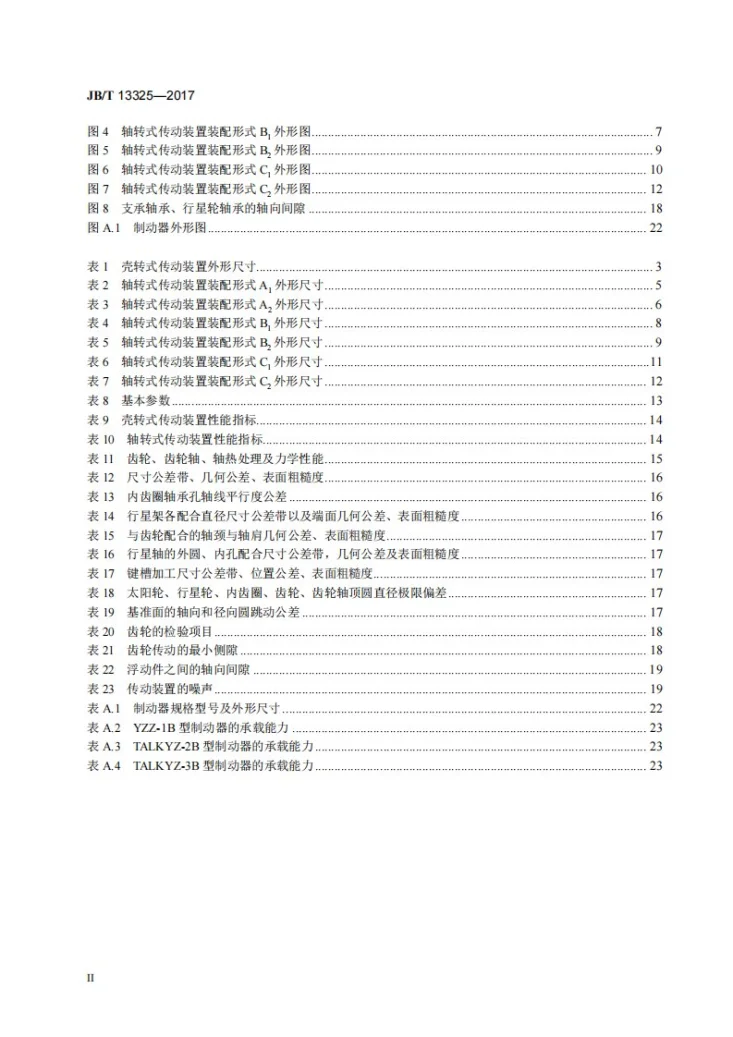 JB/T 13325-2017 液压制动式齿轮传动装置第3页预览图