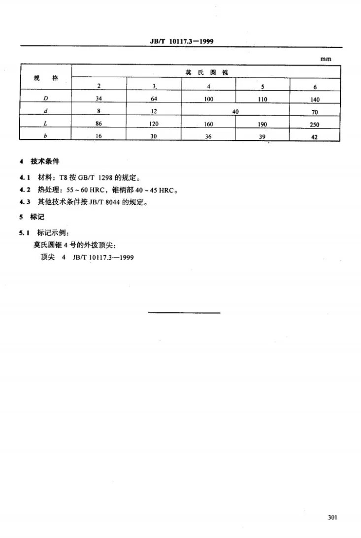 JB/T 10117.3-1999 机床夹具零件及部件 外拨顶尖第3页预览图