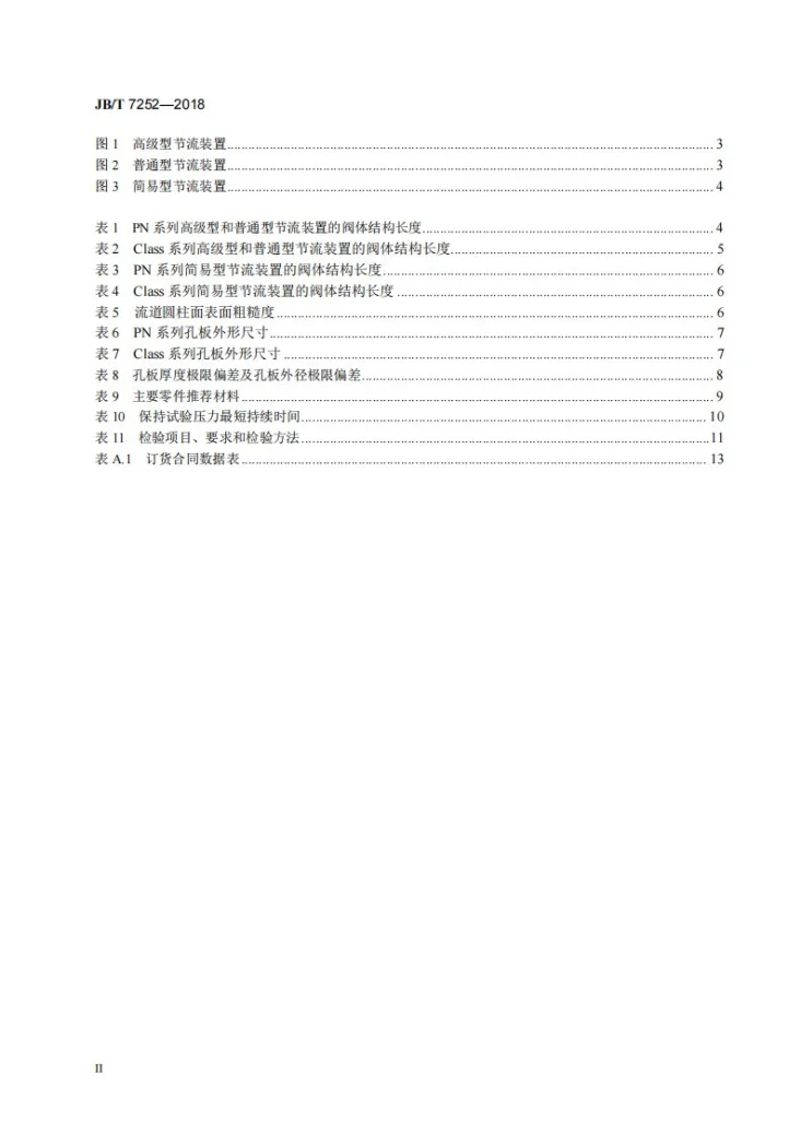 JB/T 7252-2018 阀式孔板节流装置第3页预览图