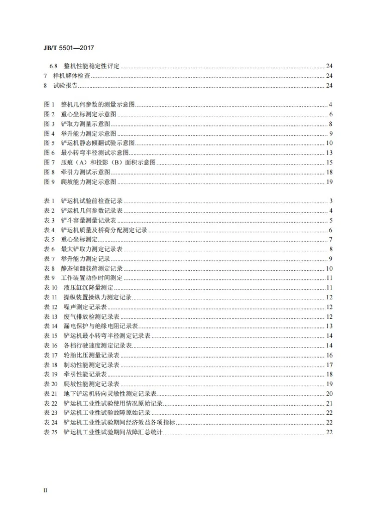 JB/T 5501-2017 地下铲运机 试验方法第3页预览图