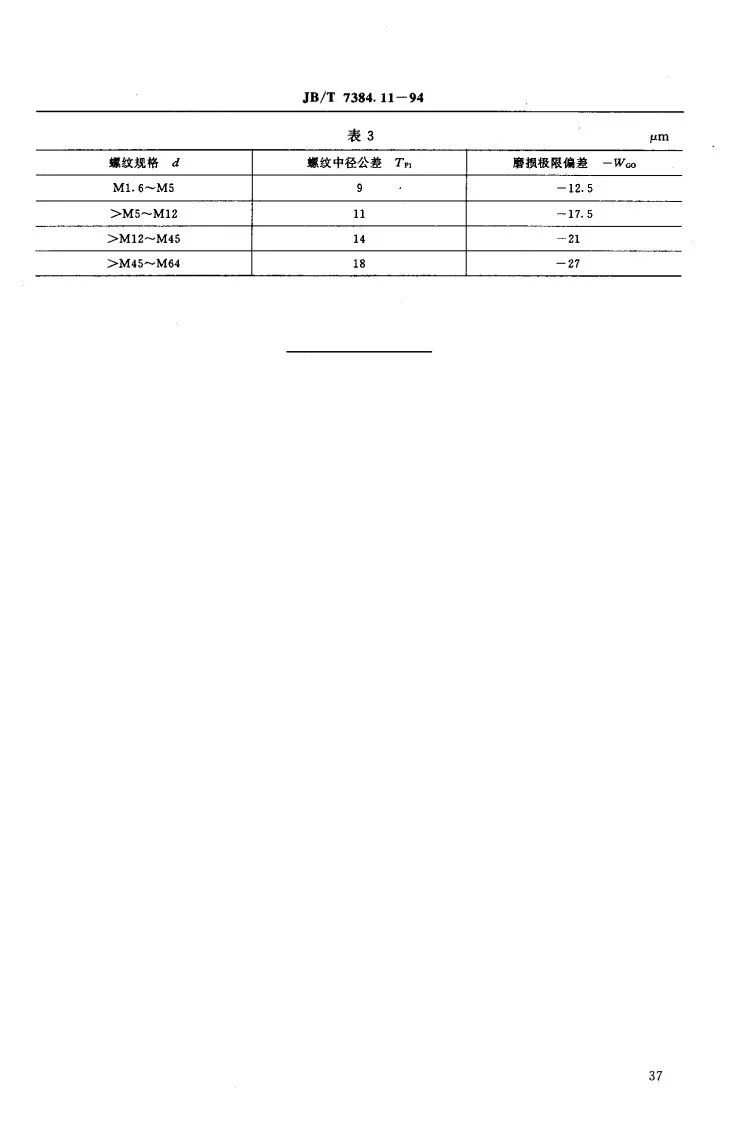 JB/T 7384.11-1994 紧固件螺母螺纹垂直规第3页预览图