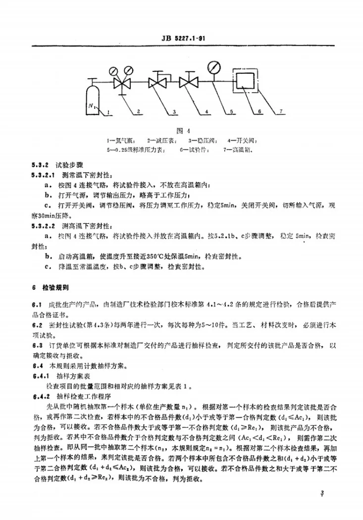 JB 5227.1-1991 气相色谱仪用管路附件第3页预览图