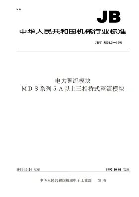 JB 5834.3-1991预览图