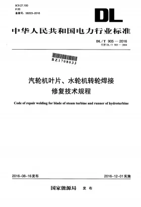 DL/T 905-2016预览图