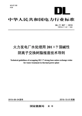 DL/T 807-2019预览图