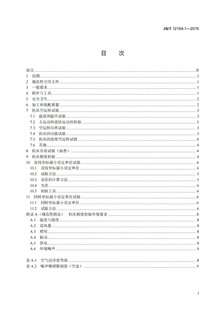 JB/T 12164.1-2015 数控超精密微型曲面磨床 第1部分:技术条件第2页预览图