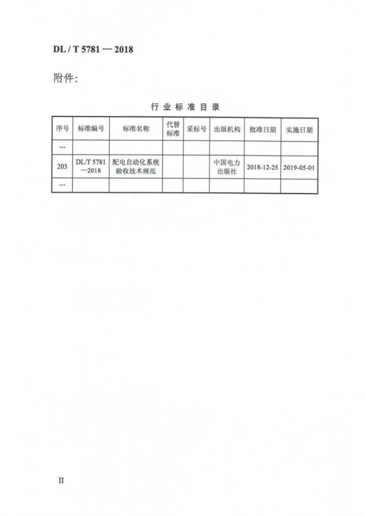 DL/T 5781-2018 配电自动化系统验收技术规范第3页预览图