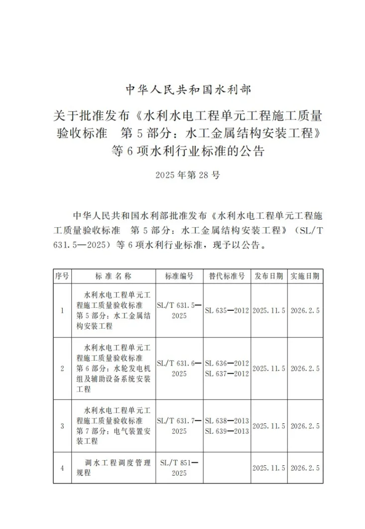 SL/T 191-2025 水工混凝土结构设计规范第2页预览图