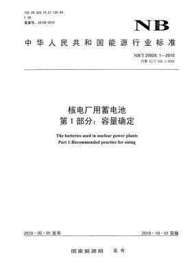 NB/T 20028.1-2010预览图