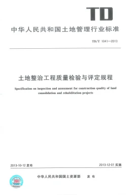 TD/T 1041-2013预览图