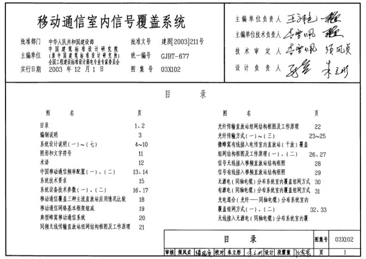 03X102 移动通信室内信号覆盖系统第1页预览图