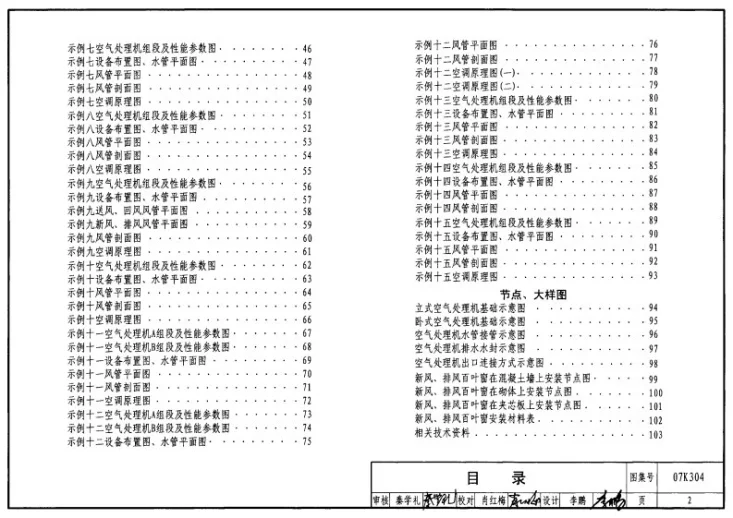 07K304 空调机房设计与安装第2页预览图