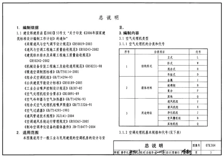 07K304 空调机房设计与安装第3页预览图