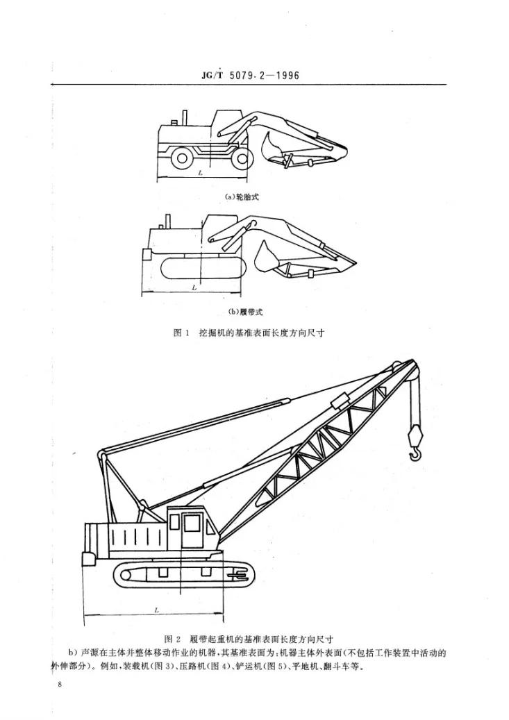 JG/T 5079.2-1995 建筑机械与设备噪声测量方法第3页预览图