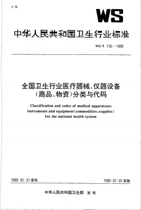 WS/T 118-1999预览图
