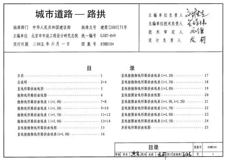 MR1 城市道路－路面、路基及其他设施（2008年合订本）第2页预览图